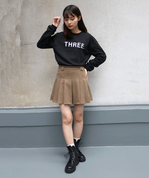 UNIT CHEST（ユニットチェスト）の「【UNIT CHEST】unique unisex T-shirt ロゴロンT THREE（Tシャツ/カットソー・レディース・ホワイト/ブラック/杢グレー・L/M/S）」の17枚目の写真