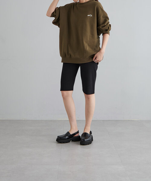 earthy（アーシー）の「ニットバイカーパンツ（その他パンツ・レディース・ブラック/ブラウン・FREE）」の4枚目の写真