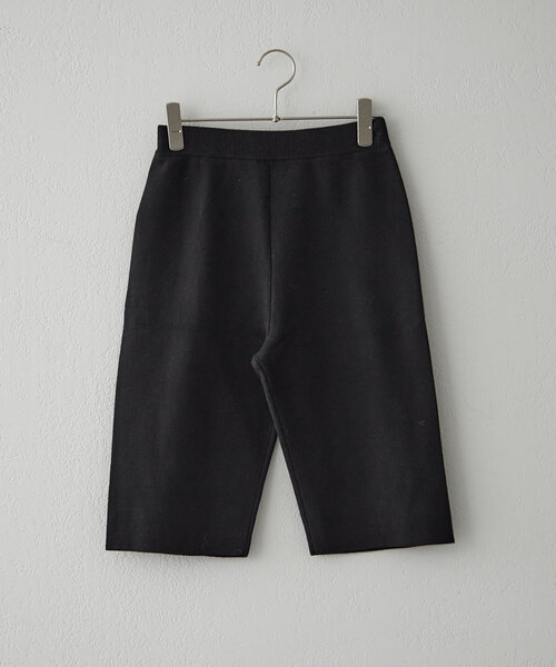 バイカーニットパンツ　ブラックS テクスチャーニットパンツ - ブラック | ZARA Japan / 日本