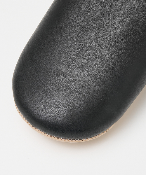 collex（コレックス）の「ツートーンバブーシュ L（ルームシューズ/スリッパ・レディース・ブラック/グレー・フリー）」の10枚目の写真