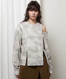 PRANK PROJECT | ダブルジップクラッシュスウェット/Double Zip Crash Sweatshirt(スウェット)