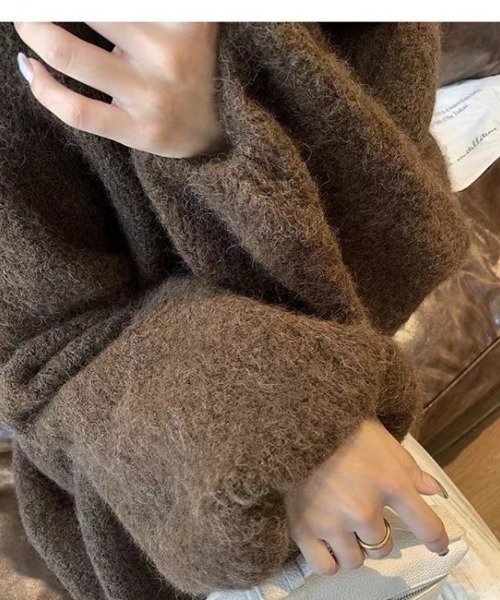 【セール】オーバーサイズニットカーディガン（カーディガン/ボレロ）｜N.s（エヌドットエス）