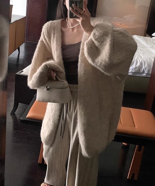 【セール】オーバーサイズニットカーディガン（カーディガン/ボレロ）｜N.s（エヌドットエス）