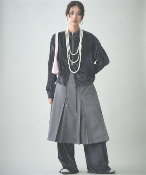 TTOL（トール）の「レースドッキングトラックパンツ（その他パンツ・レディース・ブラック/グレー・M-L/L-XL/3L～4L）」の15枚目の写真