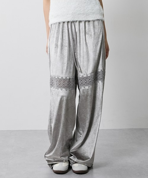 TTOL（トール）の「レースドッキングトラックパンツ（その他パンツ・レディース・ブラック/グレー・M-L/L-XL/3L～4L）」の20枚目の写真