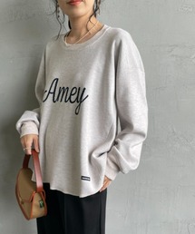 AMERICANA | [Americana×JEANS FACTORY/アメリカーナ×ジーンズファクトリー] 別注 AMEY ロゴデザインジャガードニット(ニット/セーター)