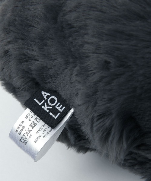 LAKOLE(ラコレ)の「ファークッション / 151424(クッション/クッションカバー・レディース・ホワイト/ブラック/グレー・FREE)」の12枚目の写真