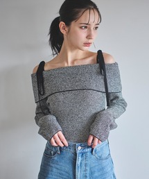 31 Sons de mode | ツイードライクニット(ニット/セーター)