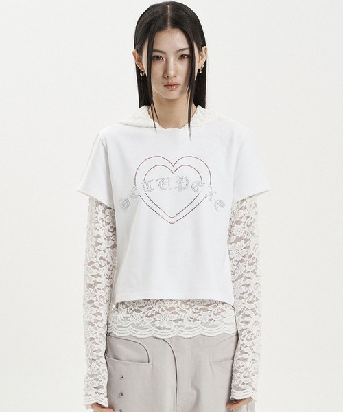 即完売商品【新品正規品】aeae ハートロゴドットTシャツ ホワイト aeae ハートロゴドットTシャツ ホワイト - メルカリ