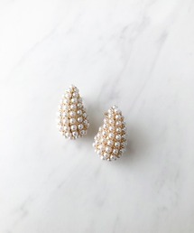パールモチーフドロップピアス