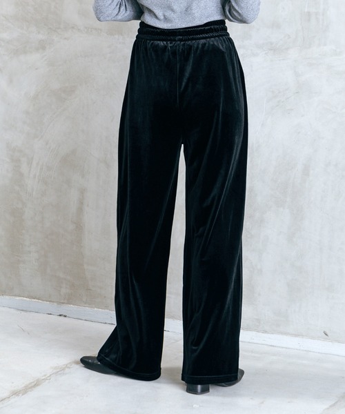 LIENCOEUR（リアンクール）の「ベロアルーズパンツ（その他パンツ・レディース・ネイビー/ブラウン/ブラック・MEDIUM/SMALL）」の6枚目の写真