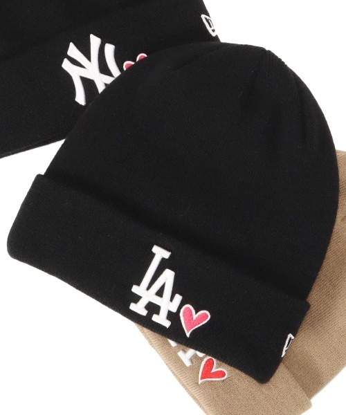 NEW ERA(ニューエラ)の「ニューエラ ニット帽 MLB ONSPOTZ別注(ニットキャップ/ビーニー・メンズ・ブラック系/ブラック/グレー/ホワイト/ベージュ/ネイビー・FREE)」の4枚目の写真