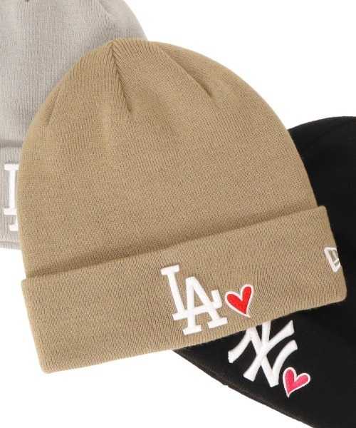 NEW ERA(ニューエラ)の「ニューエラ ニット帽 MLB ONSPOTZ別注(ニットキャップ/ビーニー・メンズ・ブラック系/ブラック/グレー/ホワイト/ベージュ/ネイビー・FREE)」の6枚目の写真