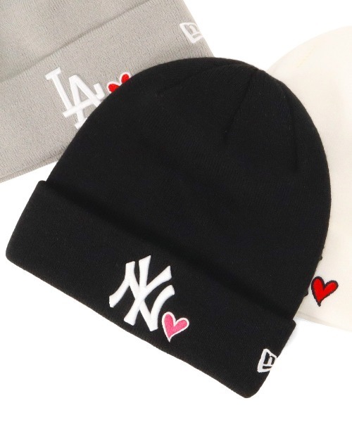 NEW ERA(ニューエラ)の「ニューエラ ニット帽 MLB ONSPOTZ別注(ニットキャップ/ビーニー・メンズ・ブラック系/ブラック/グレー/ホワイト/ベージュ/ネイビー・FREE)」の3枚目の写真