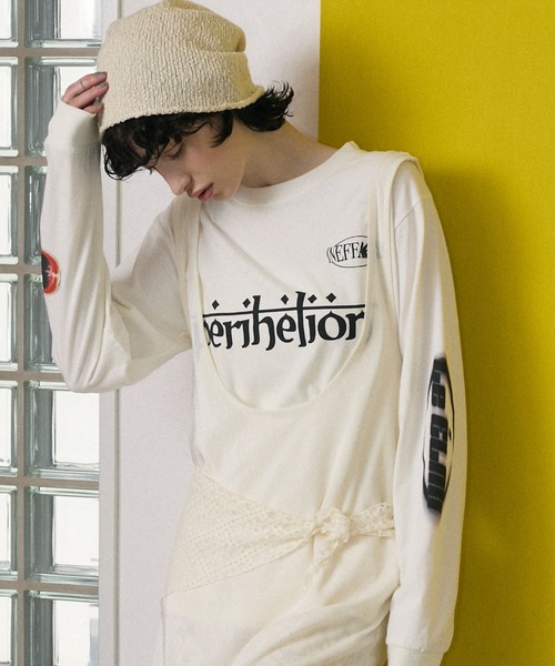 セール】【Uniquely bold design】graphic long sleeve tee