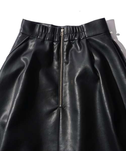 スカート rosy luce エコレザーパールスカート（スカート）｜Rosy luce（ロージー