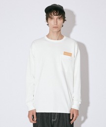 beautiful people ホワイトTシャツ ポケット付き 定番のbeautiful peopleTシャツ】ポケットタグTシャツをいつもと