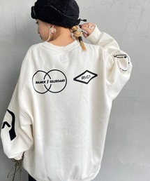 [RVCA/ルーカ] STACKHOUSE CR バックプリント スウェットトレーナー