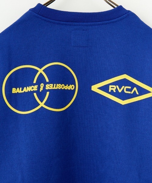 RVCA（ルーカ）の「[RVCA/ルーカ] STACKHOUSE CR バックプリント スウェットトレーナー（スウェット・レディース・ブラック/オフホワイト/ロイヤルブルー・M/L）」の10枚目の写真