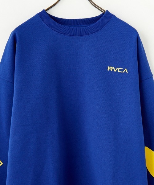 RVCA（ルーカ）の「[RVCA/ルーカ] STACKHOUSE CR バックプリント スウェットトレーナー（スウェット・レディース・ブラック/オフホワイト/ロイヤルブルー・M/L）」の8枚目の写真