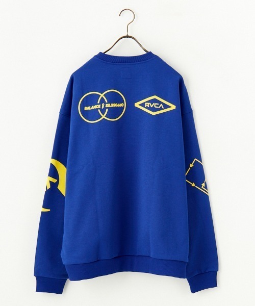 RVCA/ルーカ] STACKHOUSE CR バックプリント スウェット