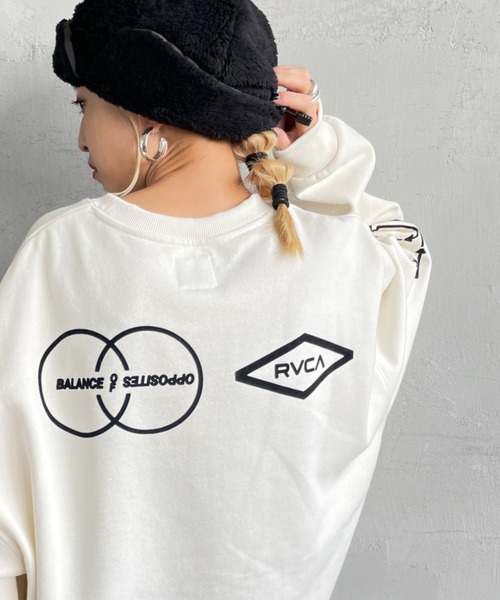 【RVCA】HAV RVCA CR トレーナー★男女共に大人気 RVCA (ルーカ） RVCA メンズ FAKE CR トレーナー【2021年秋冬