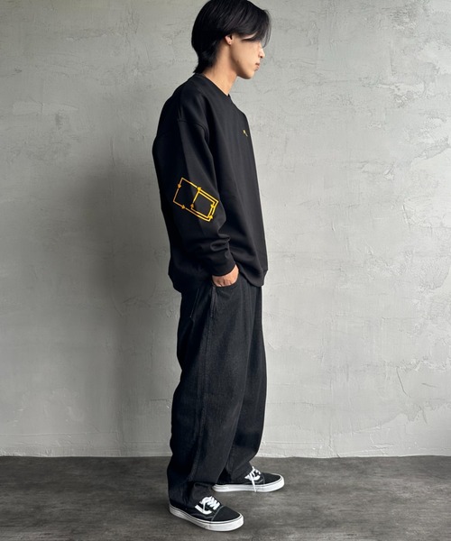 格安SALEスタート！ RVCA/ルーカ] STACKHOUSE CR バックプリント スウェット トップス