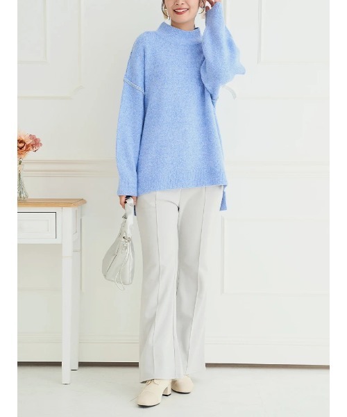 LUDIC PARK（ルディックパーク）の「スエードポンチフレアパンツ（その他パンツ・レディース・ダークグレー/モカ/ライトグレー/ブラック・M）」の16枚目の写真