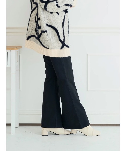 LUDIC PARK（ルディックパーク）の「スエードポンチフレアパンツ（その他パンツ・レディース・ダークグレー/モカ/ライトグレー/ブラック・M）」の8枚目の写真