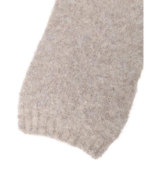 Samansa Mos2（サマンサ モスモス）の「【ハンドウォッシャブル】メランジリブマフラー（ストール/ショール・レディース・ブラウン/ベージュ/オレンジ・F）」の15枚目の写真