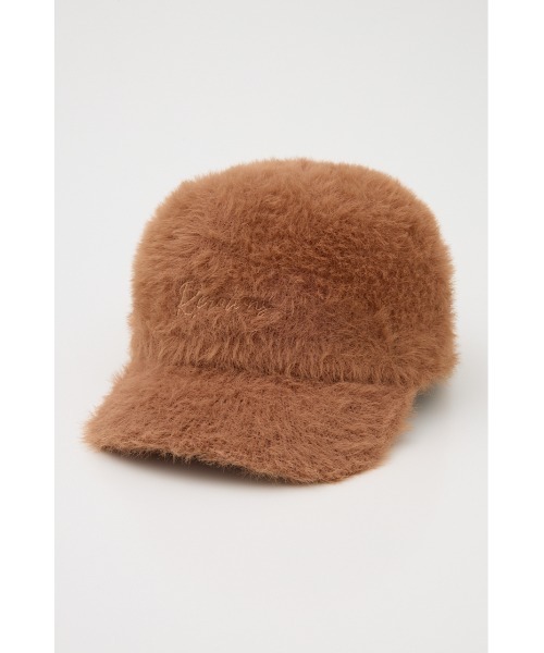 RODEO CROWNS WIDE BOWL（ロデオクラウンズワイドボウル）の「カラーシャギー キャップ（キャップ・レディース・ブラウン/ライトグレー/アイボリー/ブラック・FREE）」の4枚目の写真