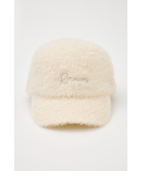 RODEO CROWNS WIDE BOWL（ロデオクラウンズワイドボウル）の「カラーシャギー キャップ（キャップ・レディース・ブラウン/ライトグレー/アイボリー/ブラック・FREE）」の2枚目の写真