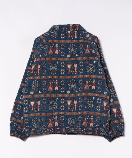 Soupy Soupy（スーピースーピー）の「patterned all over Gobelin blouson/総柄 ゴブラン織り ブルゾン（ブルゾン・メンズ・ブルー/イエロー/ネイビー・M/L/XL）」の10枚目の写真