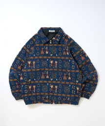 patterned all over Gobelin blouson/総柄 ゴブラン織り ブルゾン