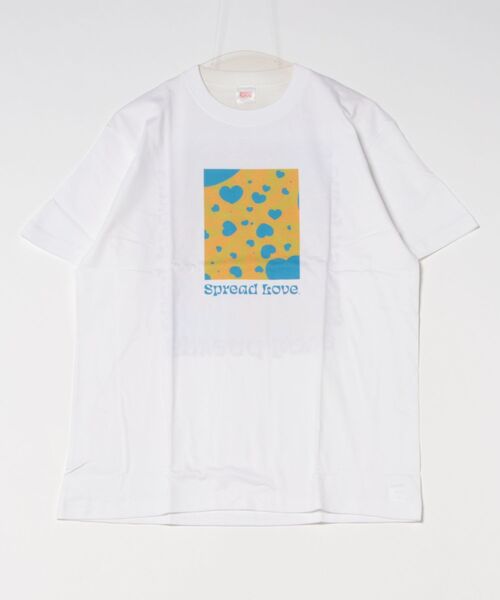 ARCHIVER(アーカイバ)の「【8】【it】【Spread Love】オリジナルプリント S/S T(Tシャツ/カットソー・レディース・ホワイト/ブラック・MEDIUM)」の1枚目の写真
