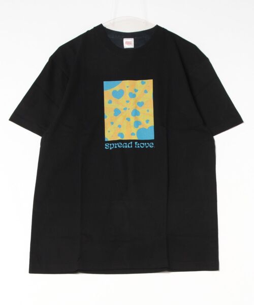 ARCHIVER(アーカイバ)の「【8】【it】【Spread Love】オリジナルプリント S/S T(Tシャツ/カットソー・レディース・ホワイト/ブラック・MEDIUM)」の2枚目の写真