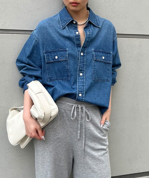 GALLARDAGALANTE（ガリャルダガランテ）の「デニムシャツ（シャツ