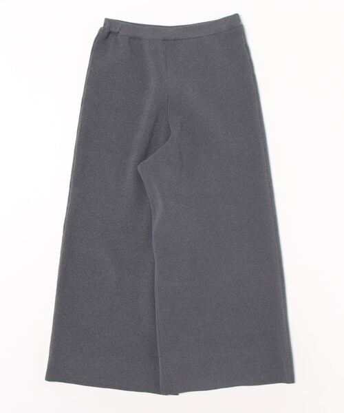 洗える ウエストゴムのニットワイドクロップドパンツ【CoC by CARA O CRUZ】【セットアップ】（その他パンツ）｜CARA O CRUZ（キャラ・オ・クルス）