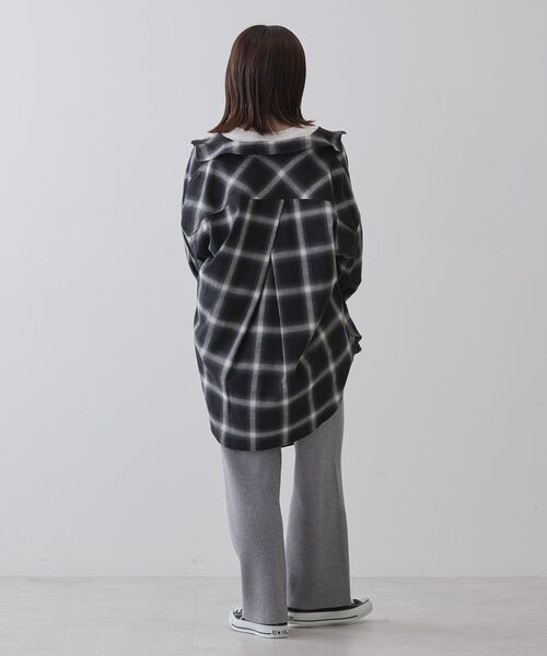 AMERICAN HOLIC(アメリカンホリック)の「【WEB限定・小柄女性向け】バイパチリブニットパンツ(その他パンツ・レディース・モカ/杢グレー/ブラック・XS)」の10枚目の写真