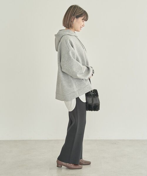 AMERICAN HOLIC(アメリカンホリック)の「【WEB限定・小柄女性向け】バイパチリブニットパンツ(その他パンツ・レディース・モカ/杢グレー/ブラック・XS)」の16枚目の写真