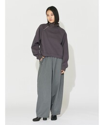 MIDIUMISOLID for Ladies コクーンアーリーパンツ
