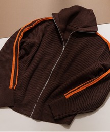 ニット セーター 「FORTPOINT/フォートポイント」Wラインニットトラックジャケット レディース FORTPOINT/フォートポイント】Wラインニットトラックジャケット
