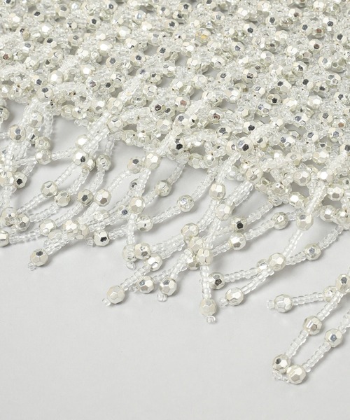 A part by（アパートバイ）の「ビーズフリンジバッグ（ハンドバッグ・レディース・シルバー・FREE）」の16枚目の写真