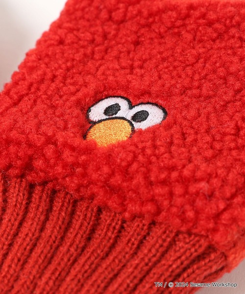 niko and...（ニコアンド）の「【SESAME STREET(セサミストリート)】コラボ フワフワハンドウォーマー（アームカバー・レディース・イエロー/ブルー/レッド・FREE）」の19枚目の写真