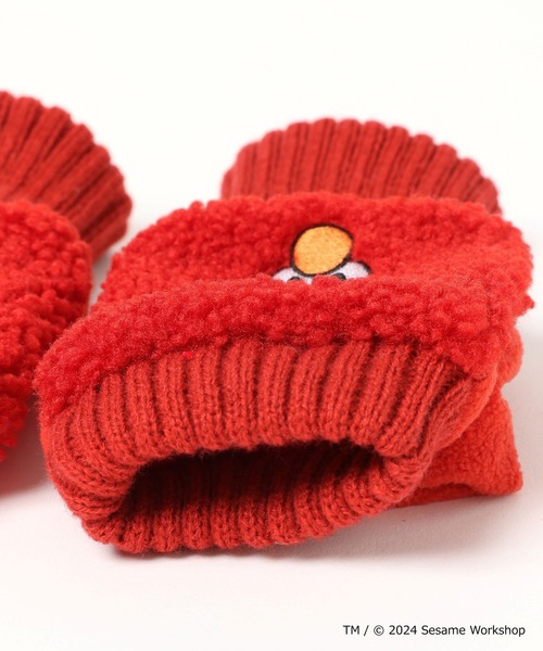 niko and...（ニコアンド）の「【SESAME STREET(セサミストリート)】コラボ フワフワハンドウォーマー（アームカバー・レディース・イエロー/ブルー/レッド・FREE）」の21枚目の写真