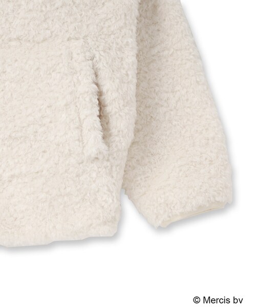 OPAQUE.CLIP（オペークドットクリップ）の「◆【Dick Bruna × OPAQUE.CLIPコラボ】ジップアップパーカー ミッフィー（パーカー・レディース・オフホワイト/チャコールグレー・99）」の6枚目の写真