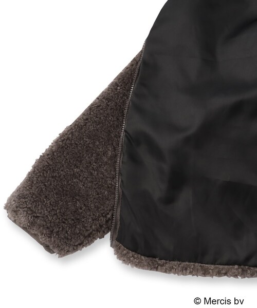 OPAQUE.CLIP（オペークドットクリップ）の「◆【Dick Bruna × OPAQUE.CLIPコラボ】ジップアップパーカー ミッフィー（パーカー・レディース・オフホワイト/チャコールグレー・99）」の8枚目の写真