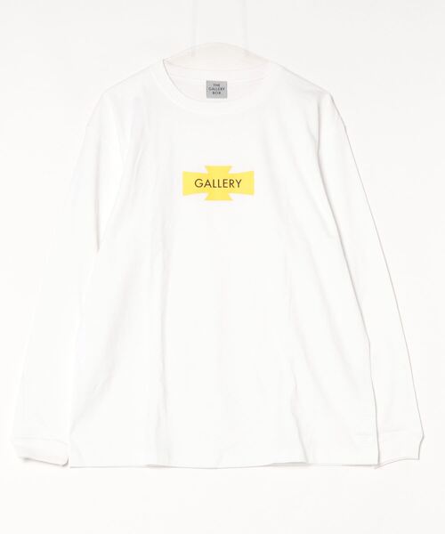 THE GALLERY BOX (ザギャラリーボックス)の「THE GALLERY BOX/ザギャラリーボックス/LOGO L/S TEE/ロングスリーブTシャツ(Tシャツ/カットソー・メンズ・ブラック/ホワイト・L/XL)」の1枚目の写真