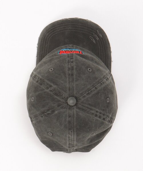 VENCEEXCHANGE（ヴァンスエクスチェンジ）の「THRASHER スラッシャー ダメージキャップ（キャップ・メンズ・レッド/ブラック・フリー）」の14枚目の写真