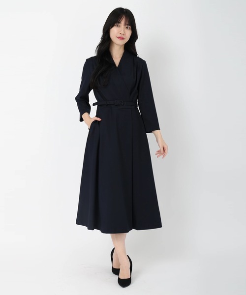 ベルト付きカシュクールワンピース（ワンピース）｜STRAWBERRY-FIELDS